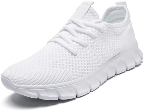 Men Running Tennis Shoes Gym Fashion Sneakers Walking Workout Shoes Athletic Slip on Breathable Mesh Comfortable Lightweight Casual Sport Shoe