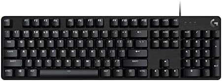 Logitech G413 SE Full-Size Mechanical Gaming Keyboard - Backlit Keyboard with Tactile Mechanical Switches, Anti-Ghosting, Compatible with Windows, macOS - Black Aluminum
