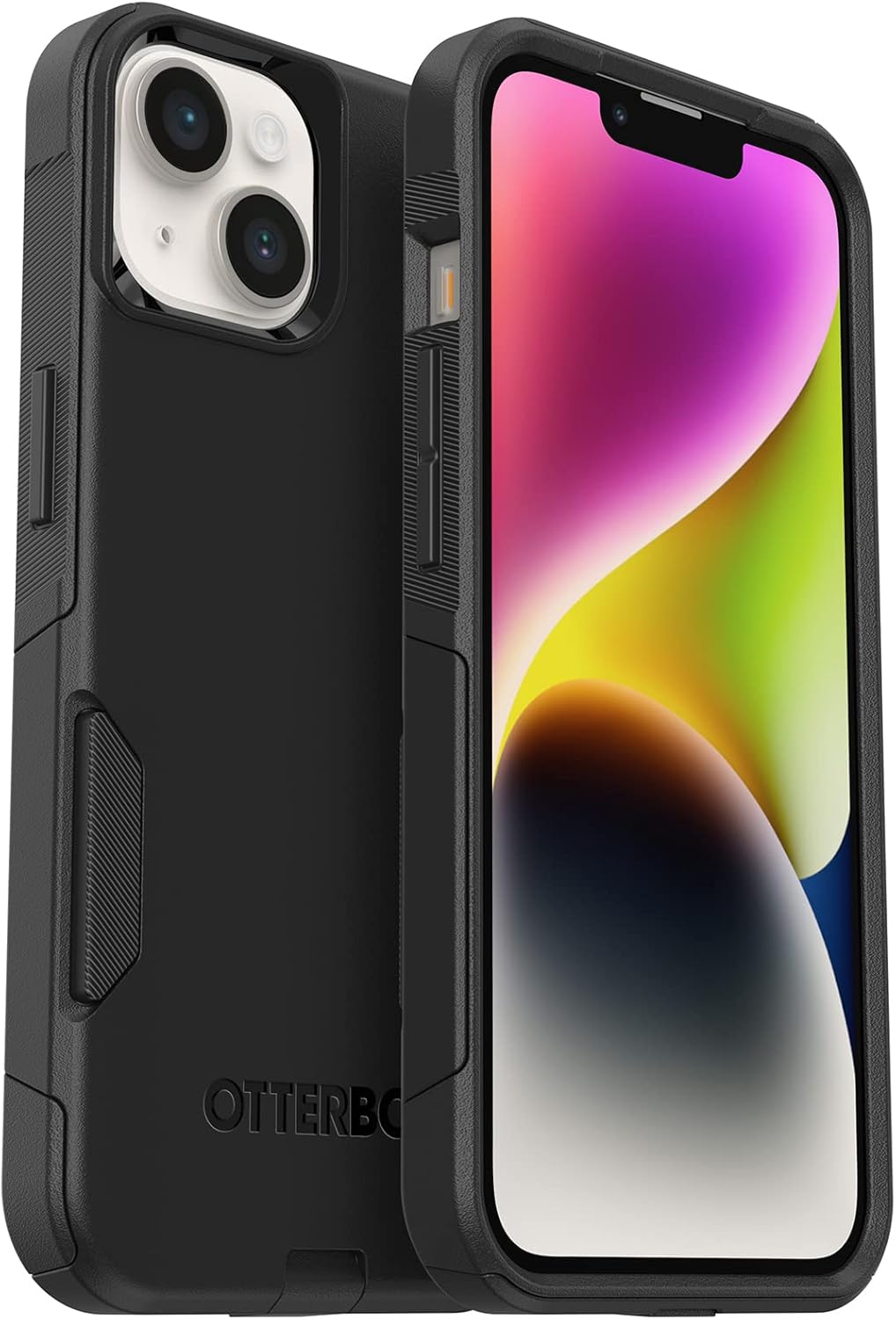 OtterBox iPhone 14 &amp; iPhone 13 Commuter Series Case - BLACK , slim &amp; tough, pocket-friendly, with port protection