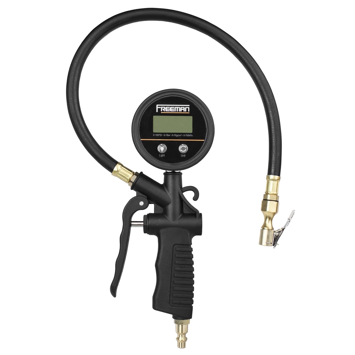 Freeman FS1DTI Composite Digital Tire Inflator with LCD Pressure Gauge