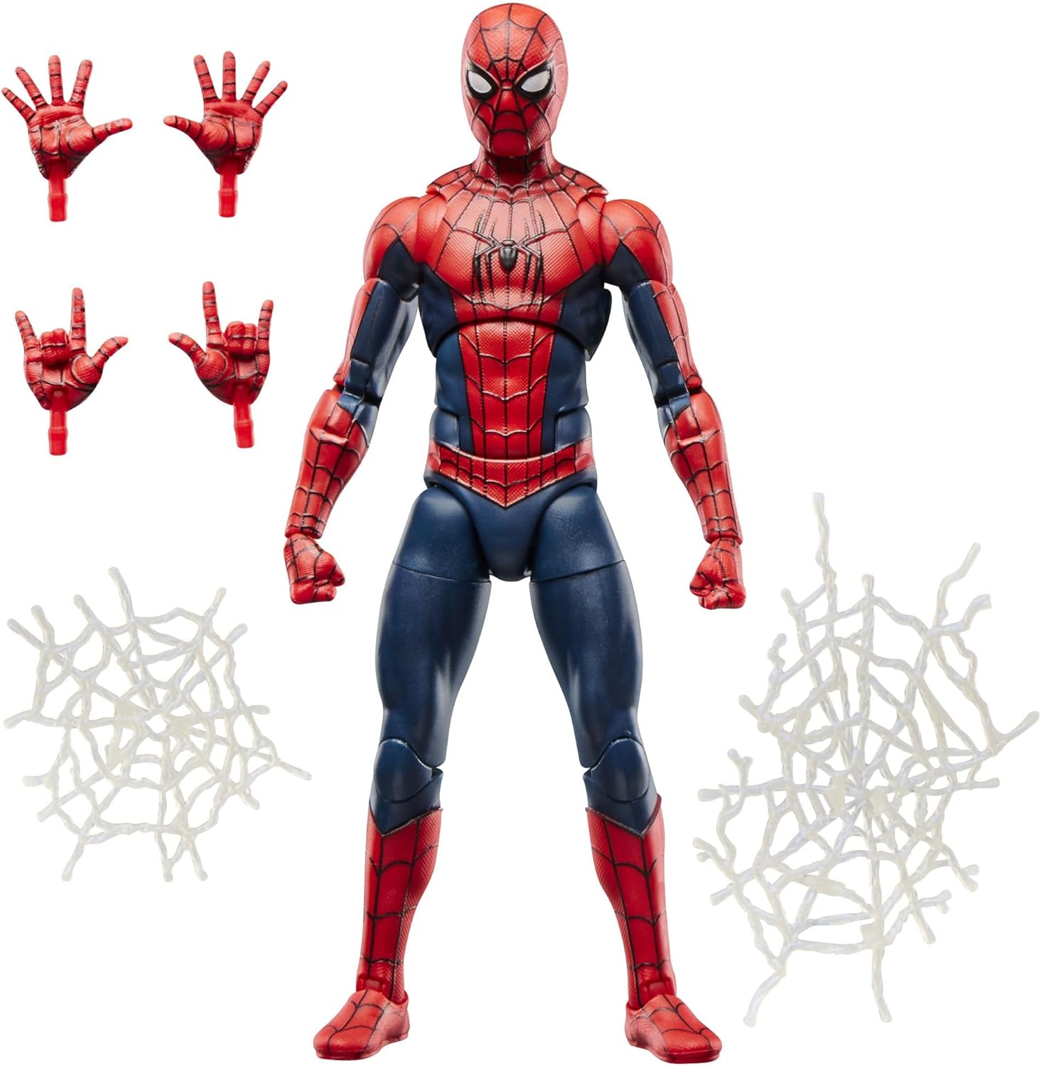 Marvel Legends Series Spider-Man, Spider-Man Day Collectible 6-Inch Action Figure Set
