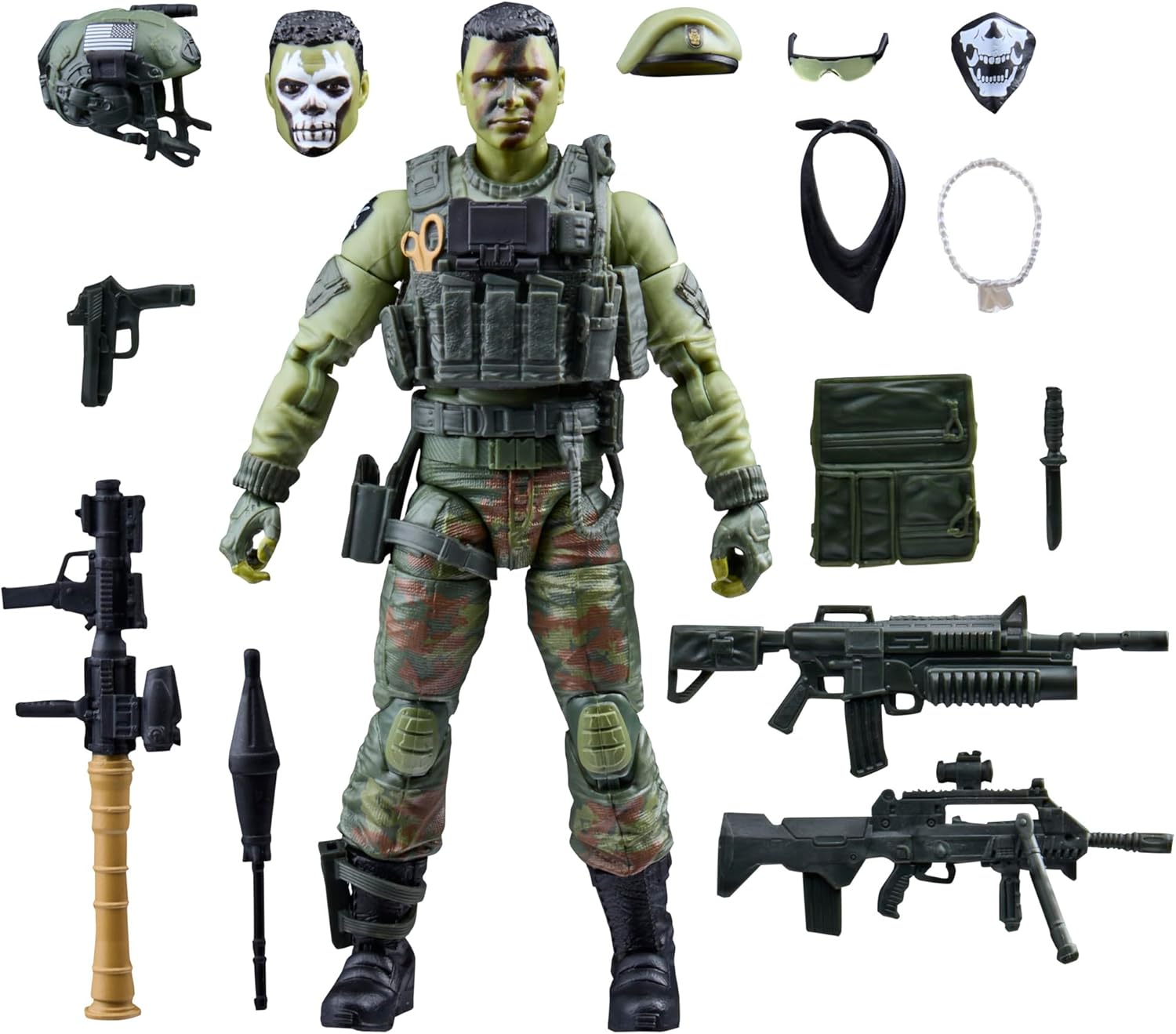 G.I. Joe Classified Series Legacy Collection: Action Soldier - Special Forces, Collectible 6 Inch Action Figure Set with 16 Accessories