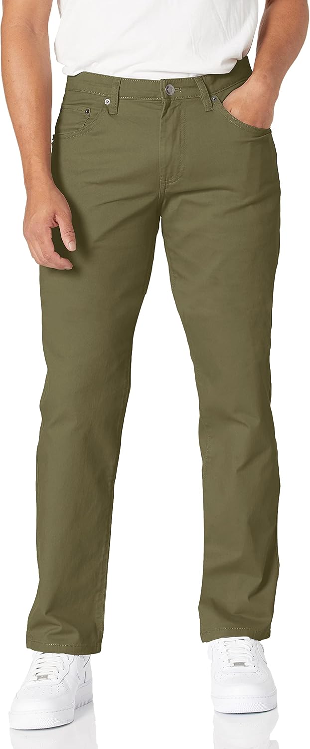Amazon Essentials Men's 5-Pocket Stretch Twill Pants