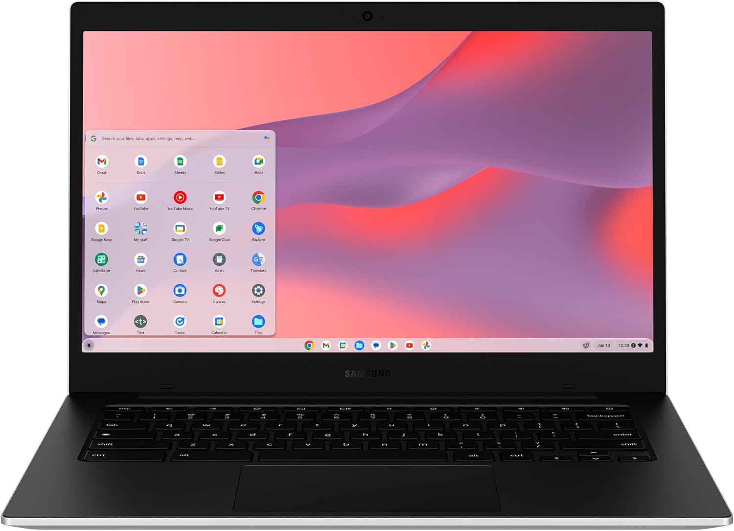 Samsung 14" Galaxy Chromebook Go Laptop PC Computer, Intel Celeron N4500 Processor, 4GB RAM, 64GB Storage, ChromeOS, XE340XDA-KA2US, Student Laptop, Silver