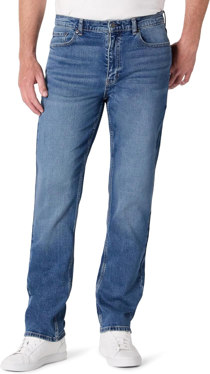 Amazon Essentials Men's Low Stretch Straight-Fit Jeans