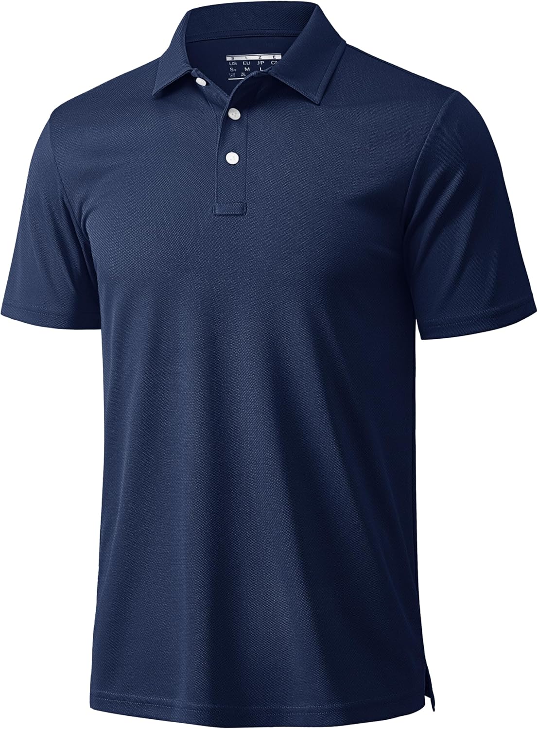 MAGCOMSEN Men's Polo Shirts 3 Buttons Casual Work T Shirts Quick Dry Short Sleeve Golf Shirt Pique Jersey Outdoor Performance