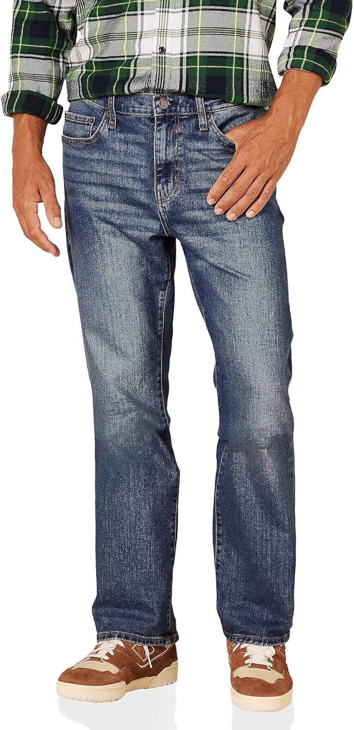 Amazon Essentials Mens Straight-Fit Stretch Jean